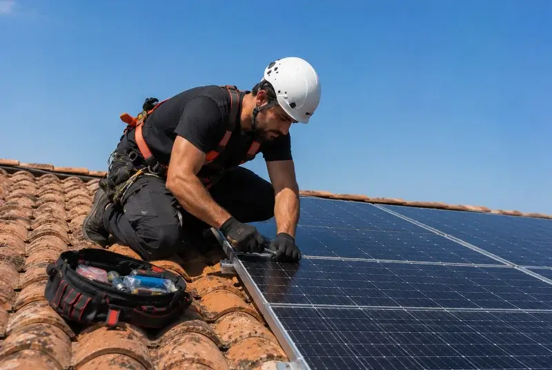 Maintenance et monitoring de panneaux solaires à Saint-Martial-sur-Né